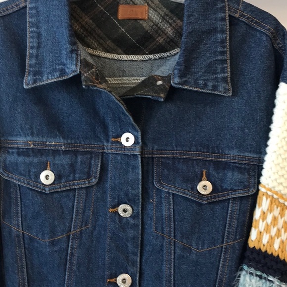 POL-KNIT SLEVES JEAN JACKETS - Picture 16 of 16